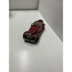 Vintage 1950's Hubley Kiddie 432, 5.5" Roadster Red Pressed Steel - Made In USA